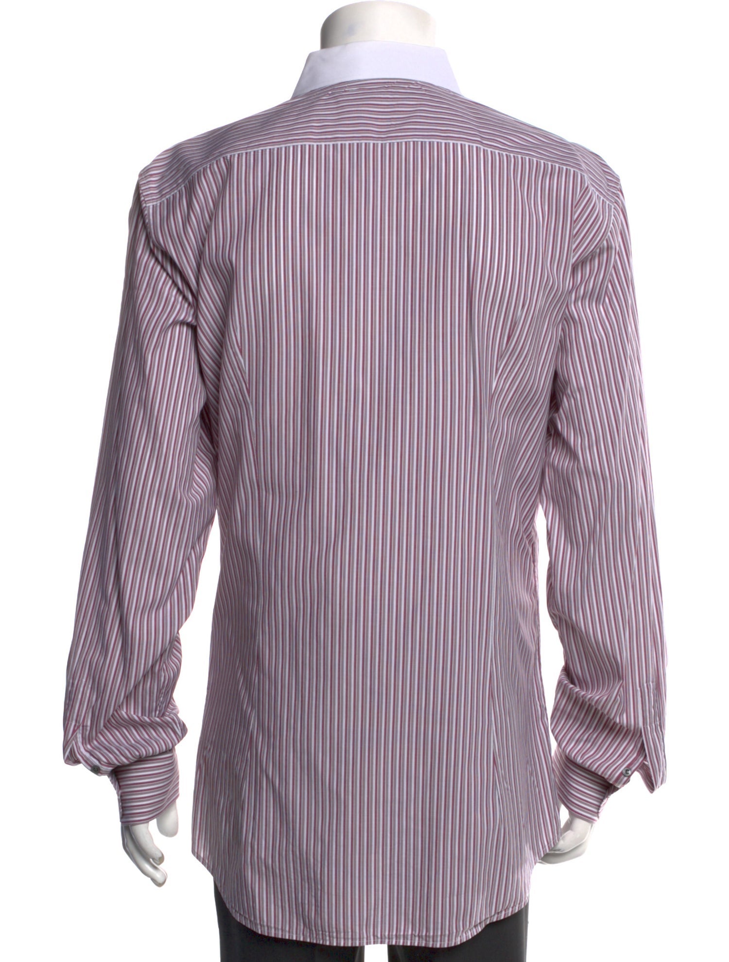 Gucci Striped Long Sleeve Dress Shirt